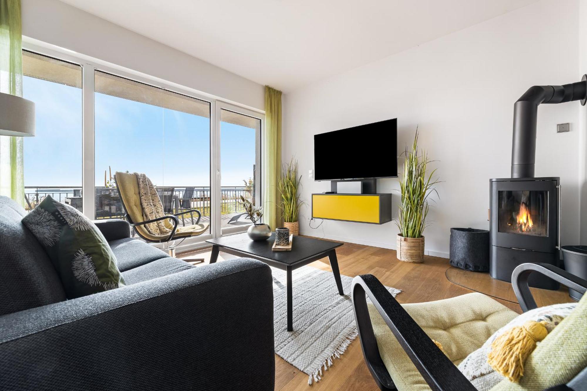 Ocean Vibes- Eg, Ostseeblick, Terrasse, Kamin Olpenitz Luaran gambar