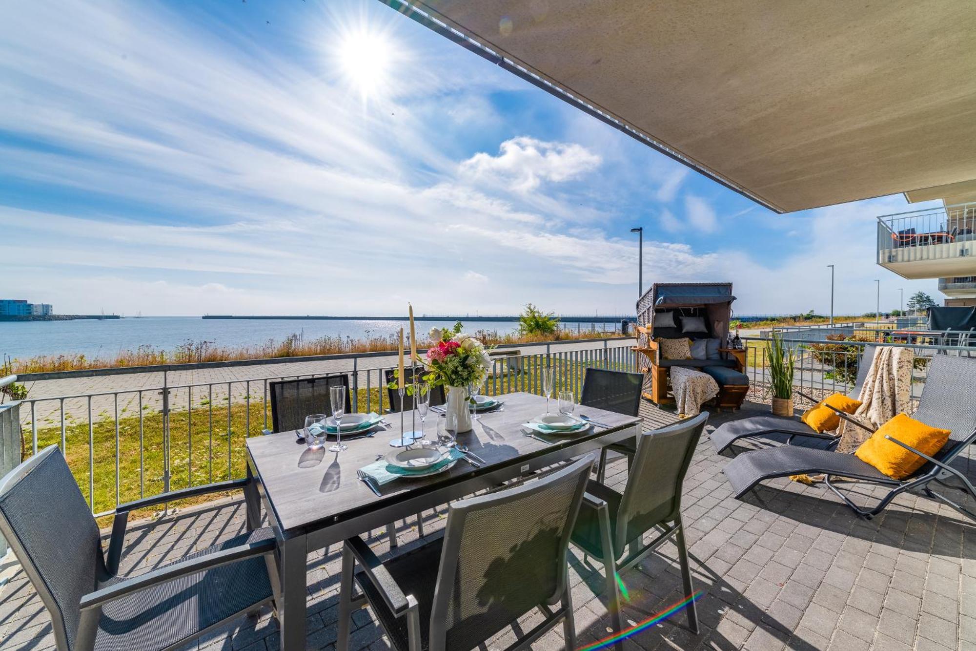 Ocean Vibes- Eg, Ostseeblick, Terrasse, Kamin Olpenitz Luaran gambar